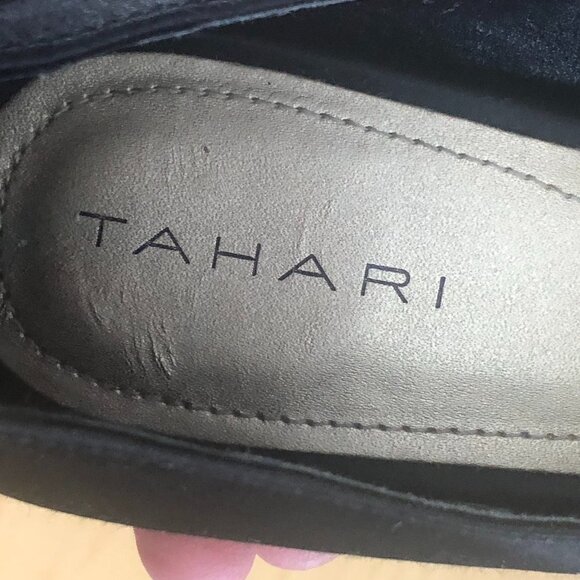 Tahari Sloan Satin Peep Toe Pumps - Whimsigoth Pin Up - Picture 13 of 14